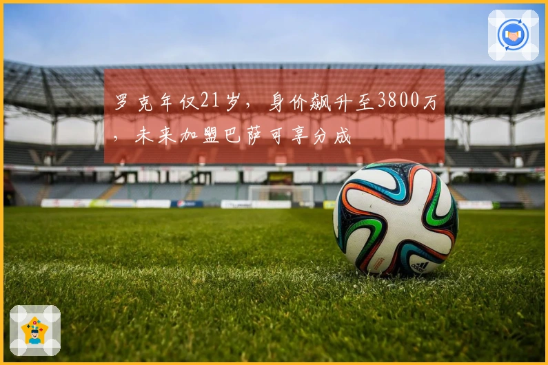 罗克年仅21岁，身价飙升至3800万，未来加盟巴萨可享分成